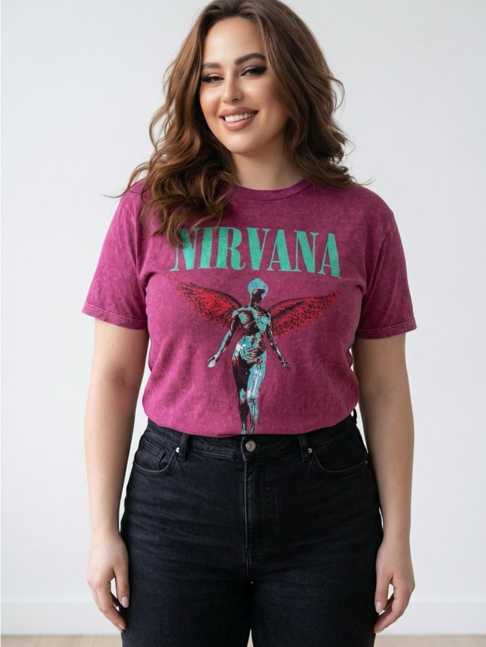 NIRVANA IN UTERO T-SHIRT Timeless Band Tee